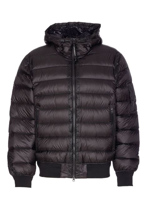 d.d. shell hooded down jacket man black C.P. COMPANY | 19CMOW002A-110416A999